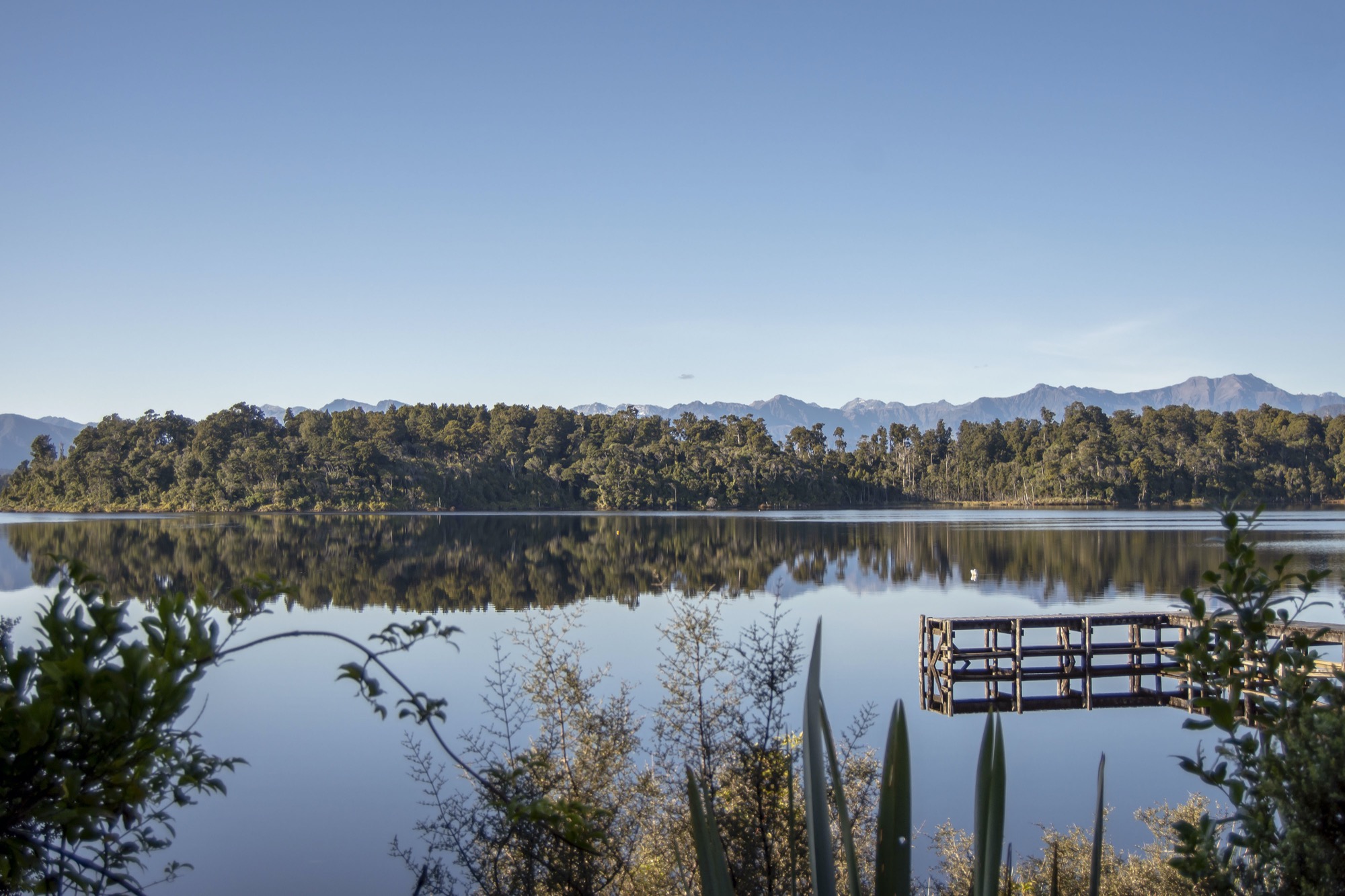 Lake Mahinapua, West Coast, New Zealand
