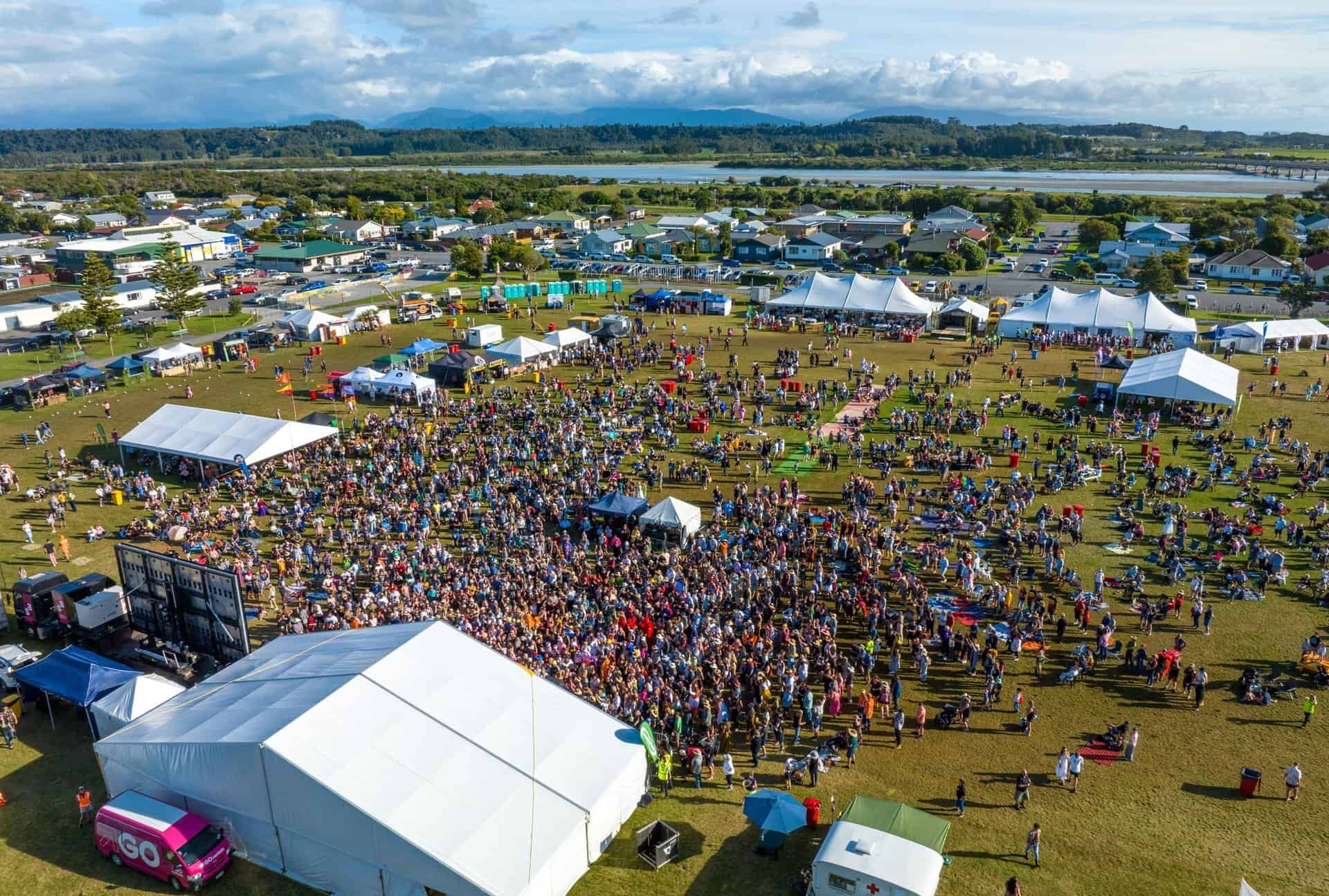 Wildfoods Festival, Hokitika (credit Nomad Audio & Video)